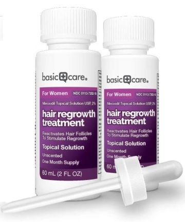 ベイシックケア女性用ヘアリグロース2%2本スポイト付き